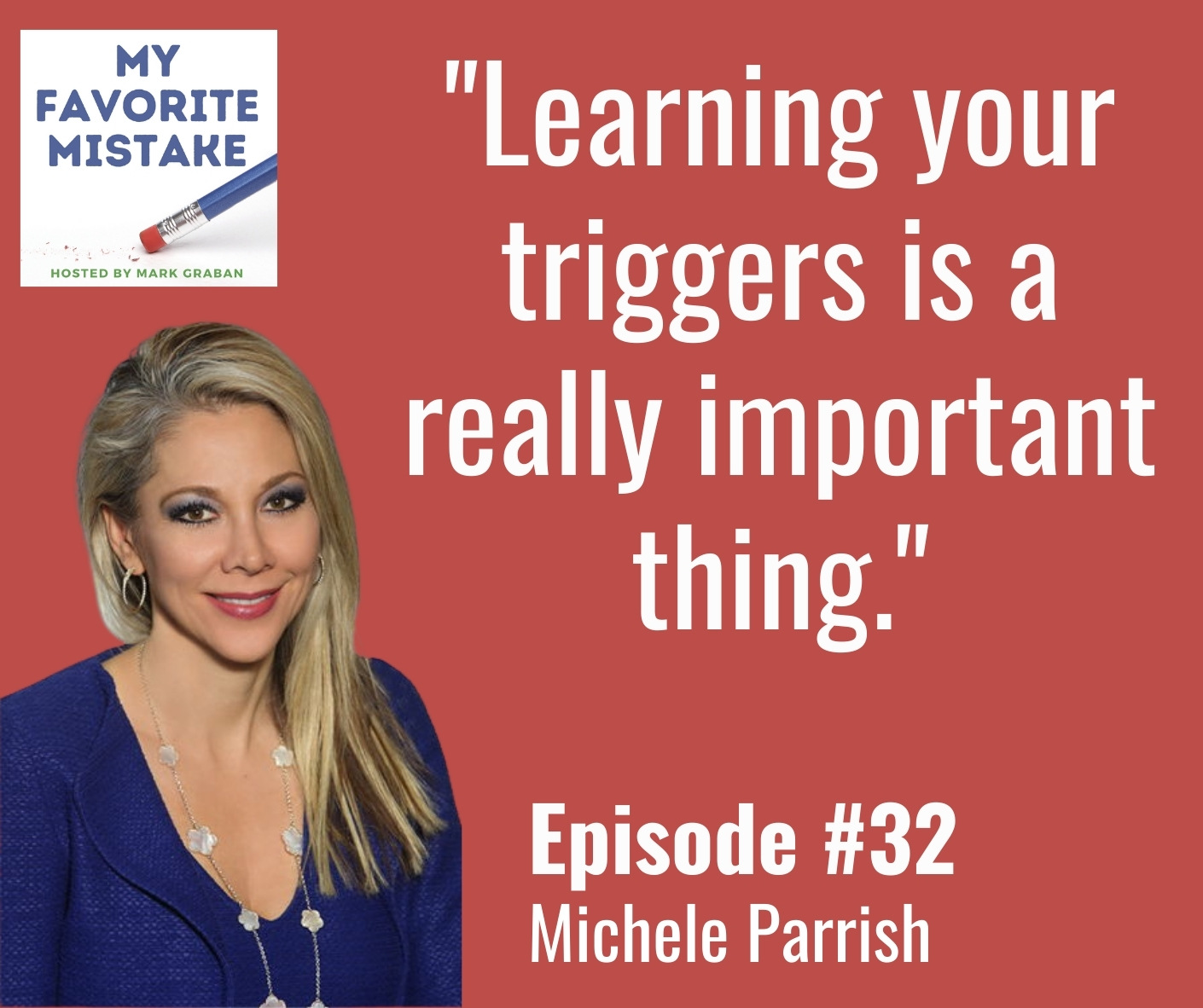 "Learning your triggers is a really important thing."