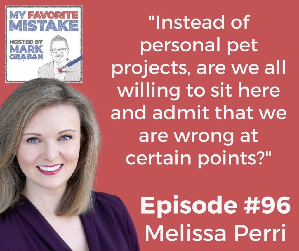 "Instead of personal pet projects, are we all willing to sit here and admit that we are wrong at certain points?"