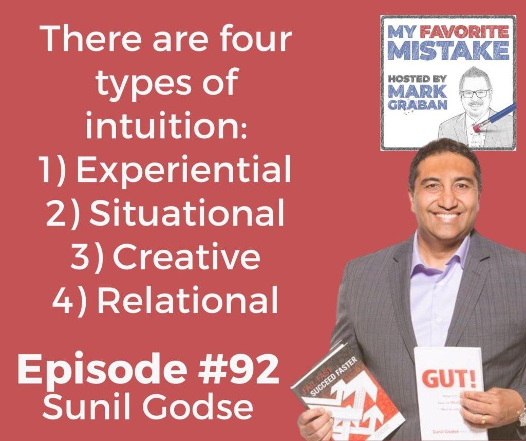 There are four types of intuition:
1) Experiential
2) Situational
3) Creative
4) Relational