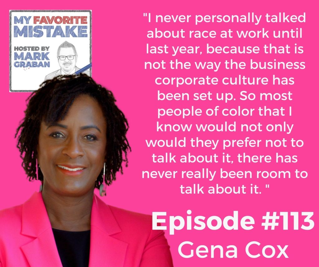 "I never personally talked about race at work until last year, because that is not the way the business corporate culture has been set up. So most people of color that I know would not only would they prefer not to talk about it, there has never really been room to talk about it. "