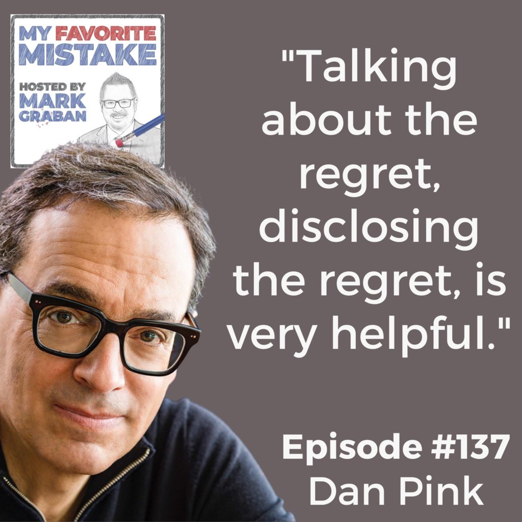 "Talking about the regret, disclosing the regret, is very helpful."