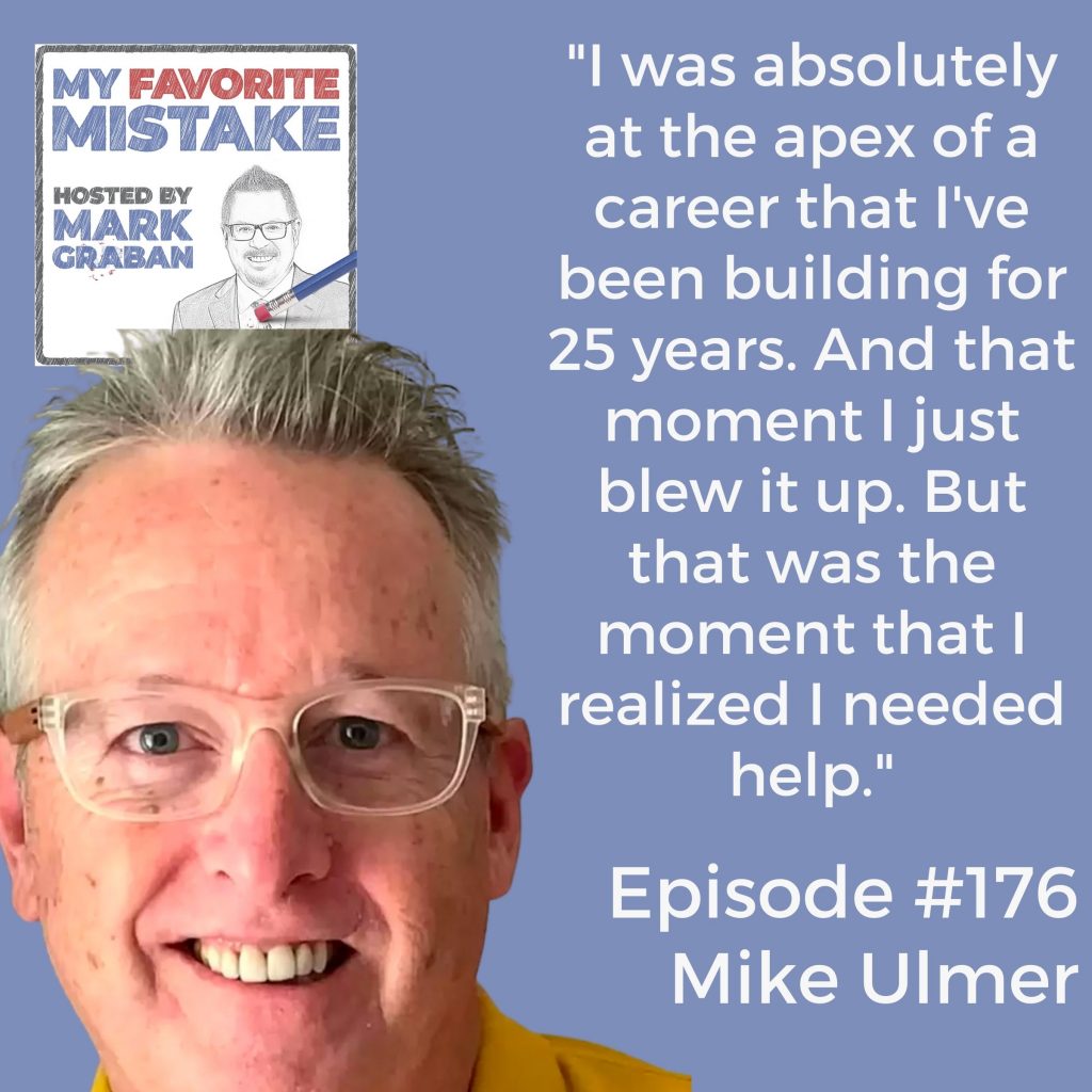 "I was absolutely at the apex of a career that I've been building for 25 years. And that moment I just blew it up. But that was the moment that I realized I needed help."