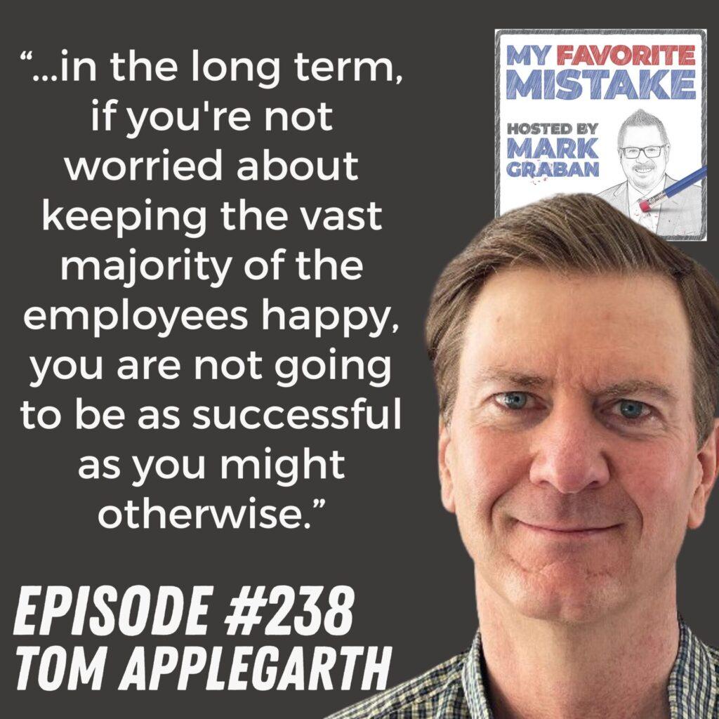 “The US has passed all kinds of laws that can end up costing you a lot of money if you don't really kind of pay attention to what you should be doing.” Tom Applegarth