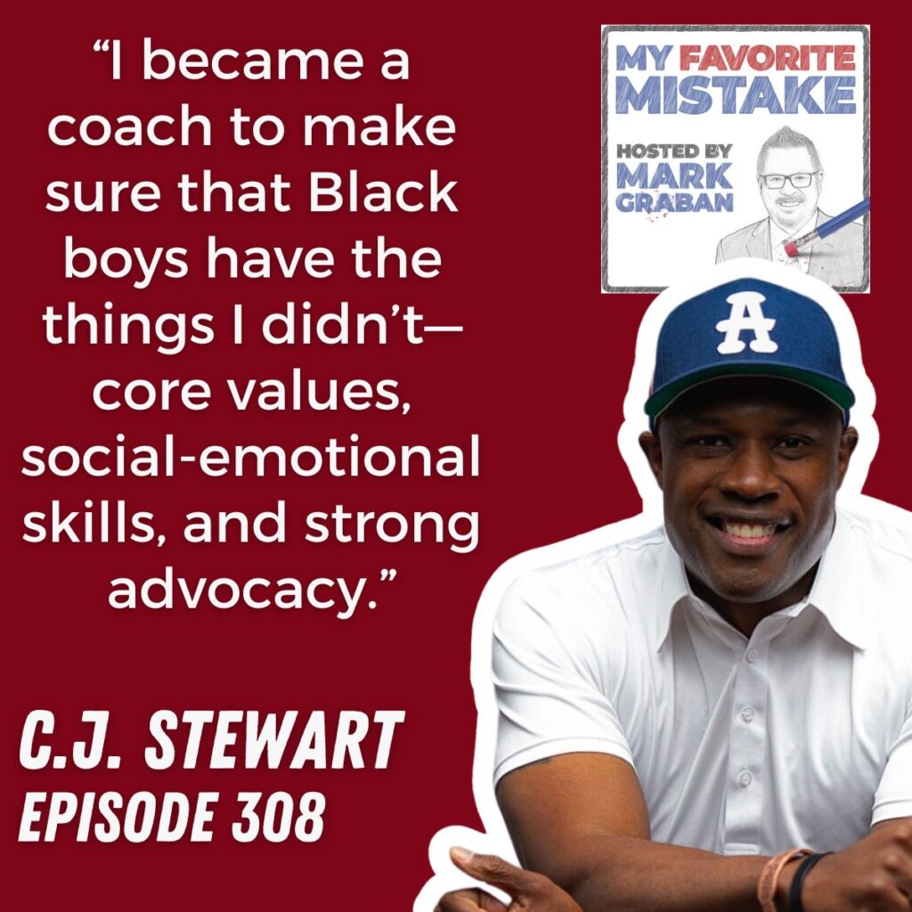 “I became a coach to make sure that Black boys have the things I didn’t—core values, social-emotional skills, and strong advocacy.”
c.j. stewart