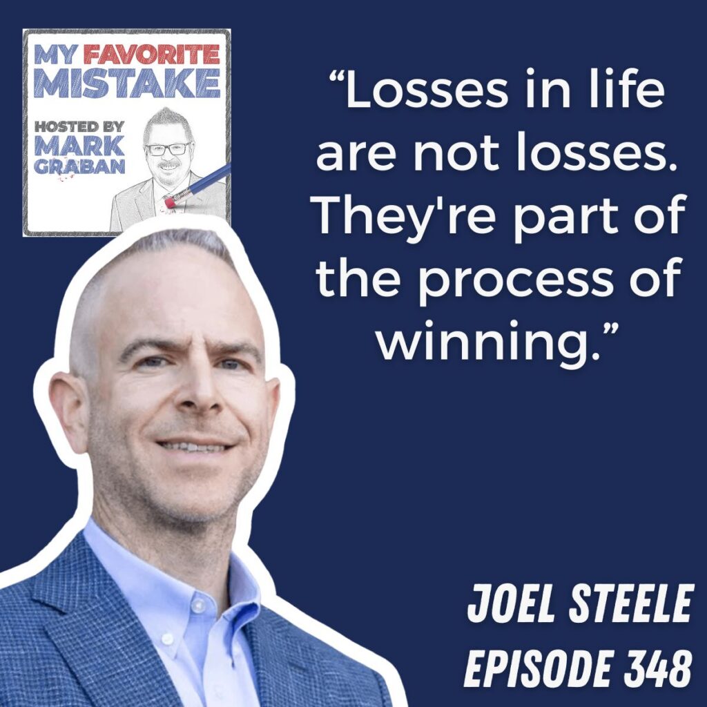 “Losses in life are not losses. They're part of the process of winning.”
JOel steele