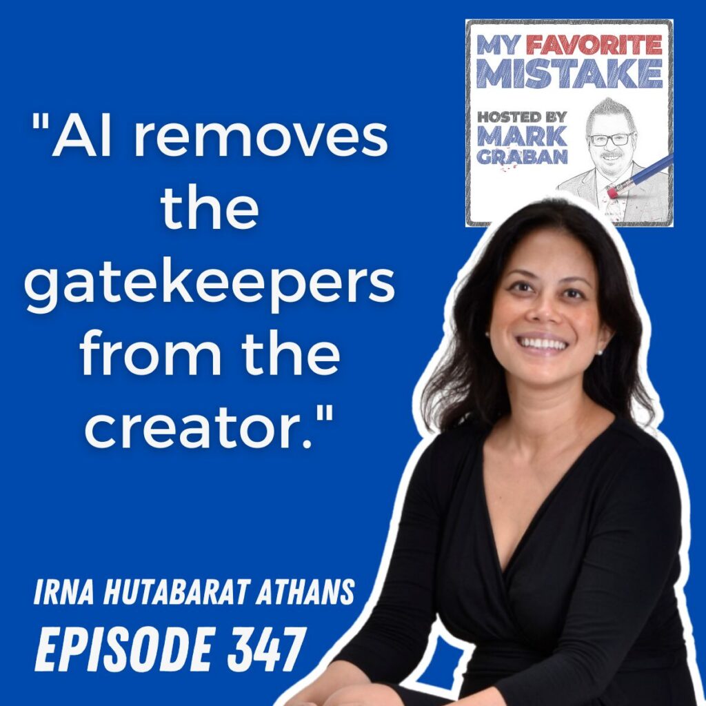"AI removes the gatekeepers from the creator."
Irna Hutabarat Athans