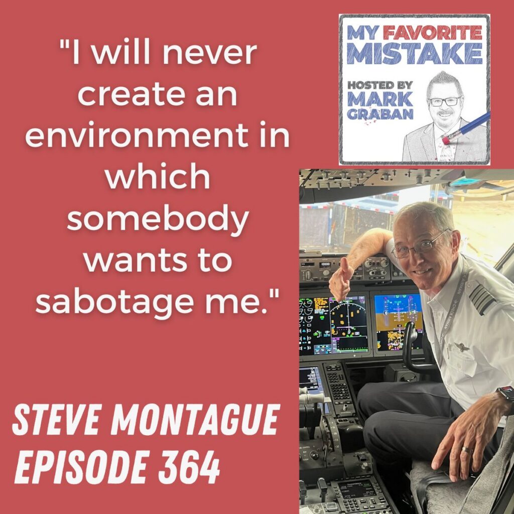 steve montague
"I will never create an environment in which somebody wants to sabotage me."